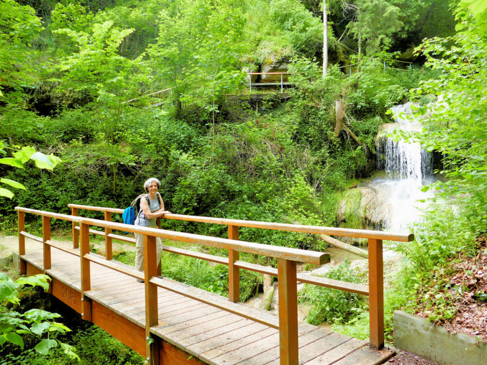 In der Mühlbachschlucht.
