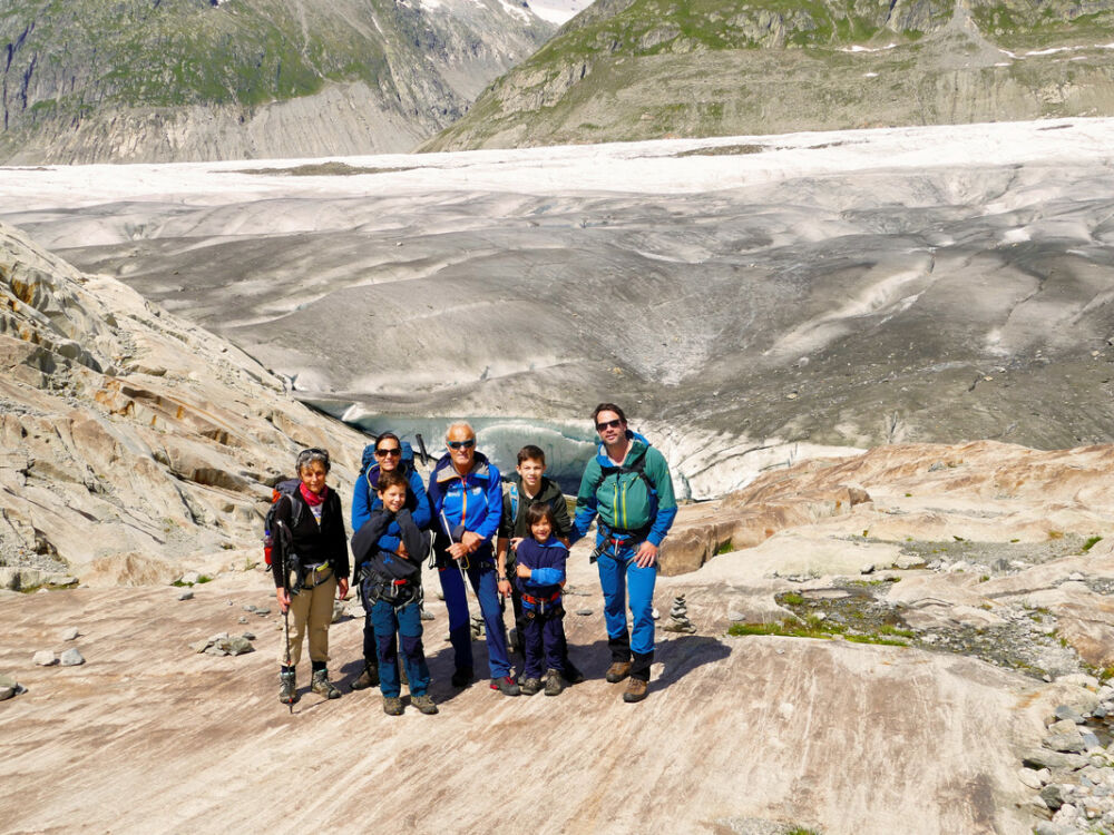 Gleich geht es auf den Gletscher.