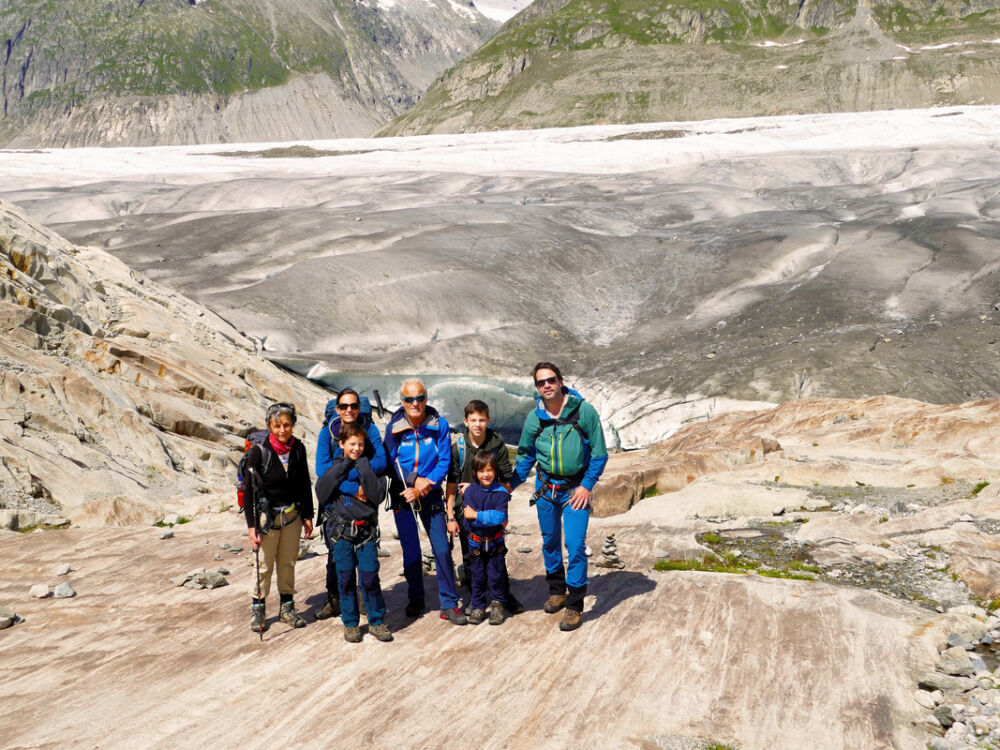 Gleich geht es auf den Gletscher.