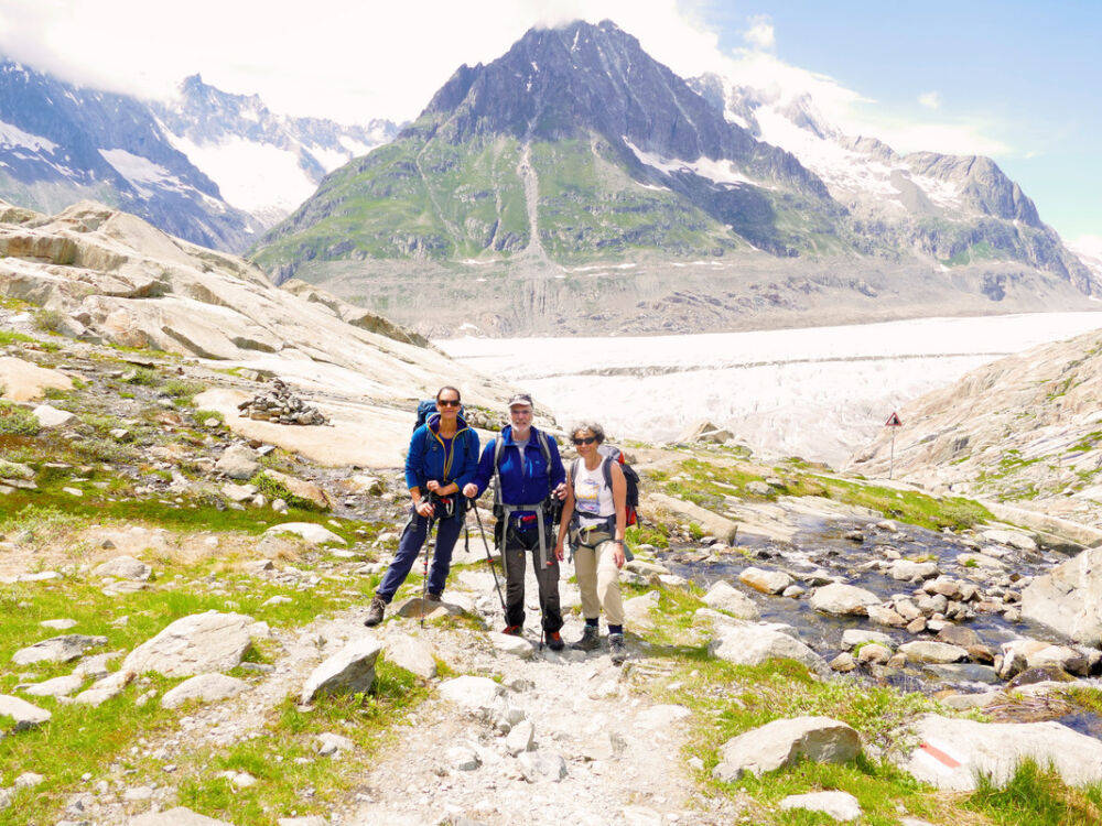 Nach der Gletschertour - wir sind überglücklich.