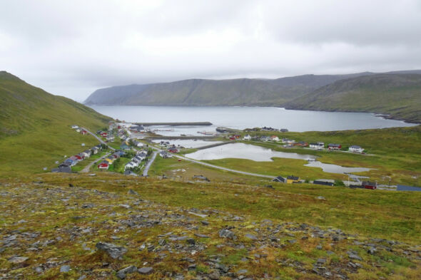 Blick über Skarsvåg.