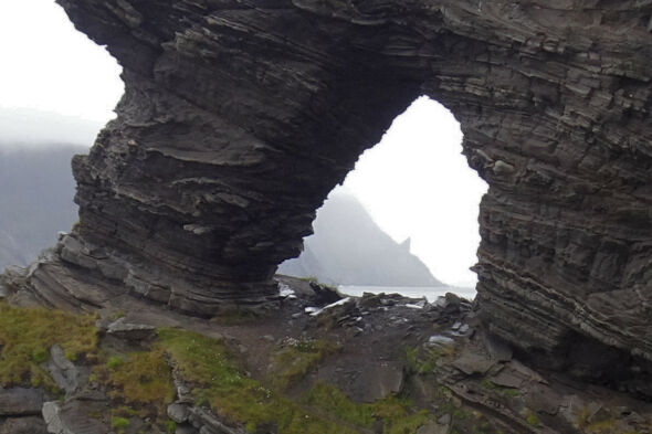 Kirkeporten und Nordkap-Horn.