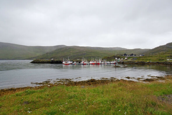 Fischerhafen von Skarsvåg.