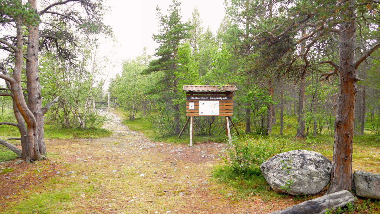 Eingang zum Stabbursdalen-Nationalpark.