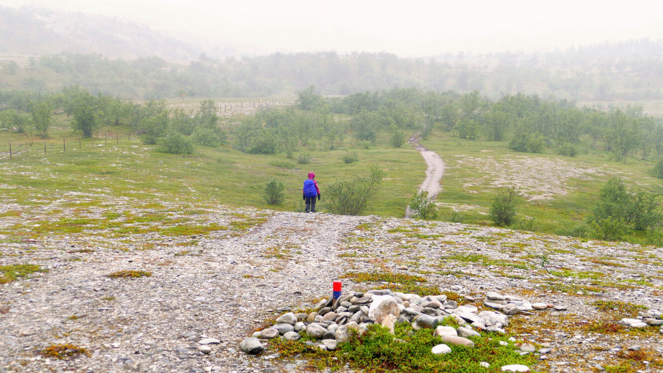 Auf dem Weg zum Stabbursfossen.