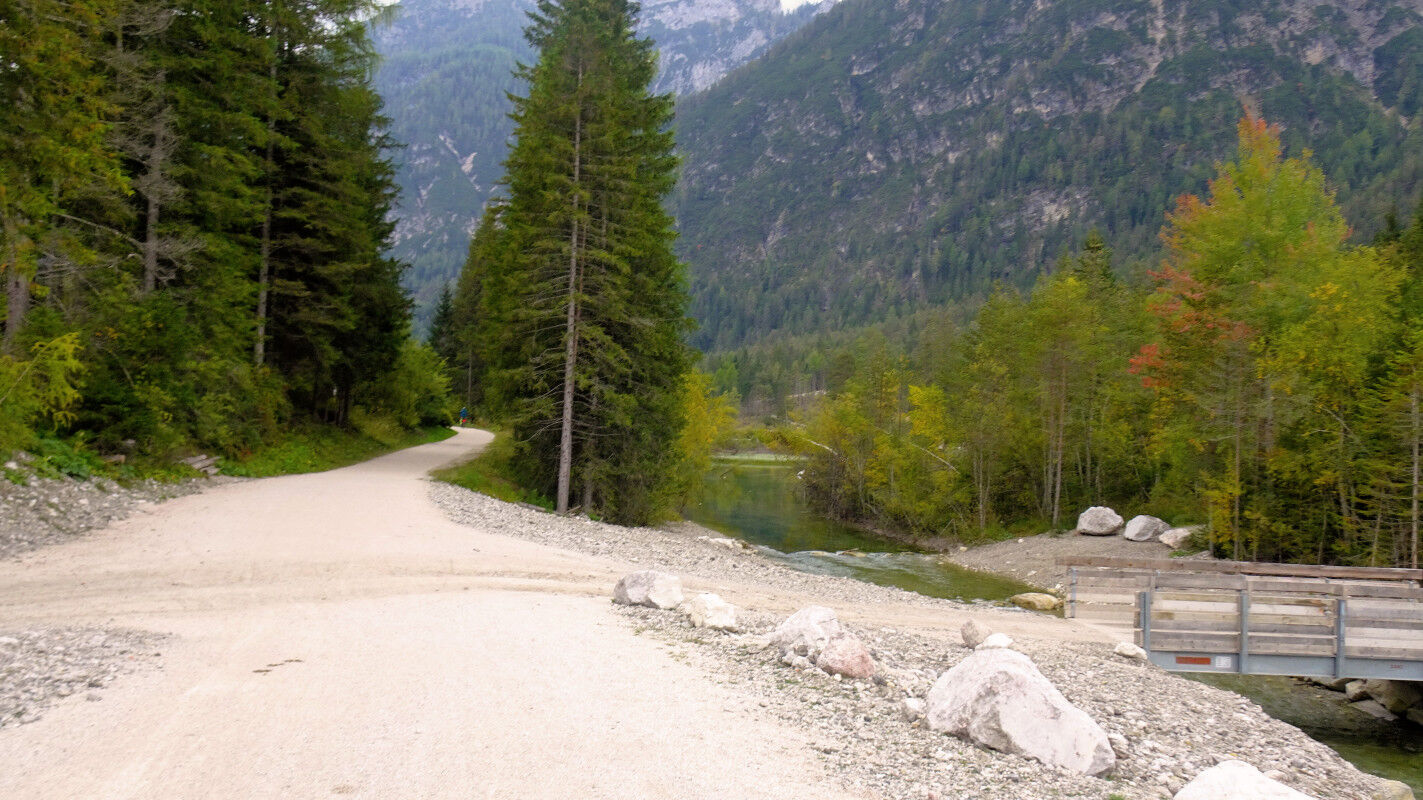 Kurz vor dem Toblacher See.