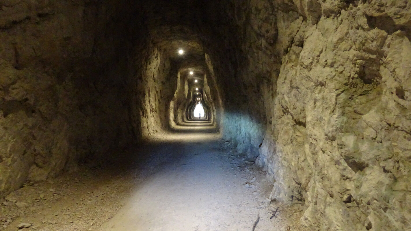 ... ist gut beleuchtet.