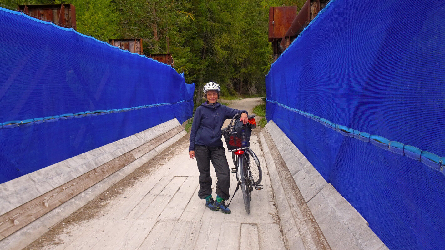Das Viadukt über den Rio Felizon.
