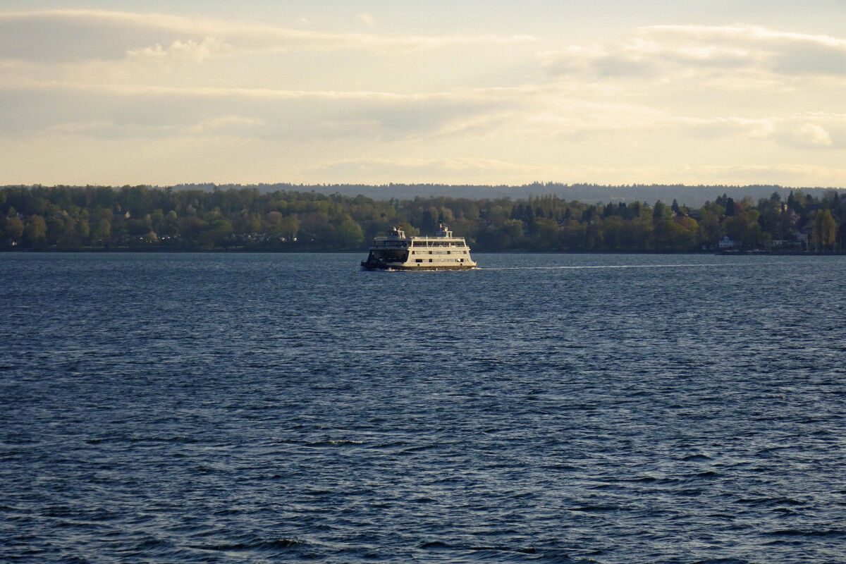 Auf der Fähre Meersburg-Konstanz.
