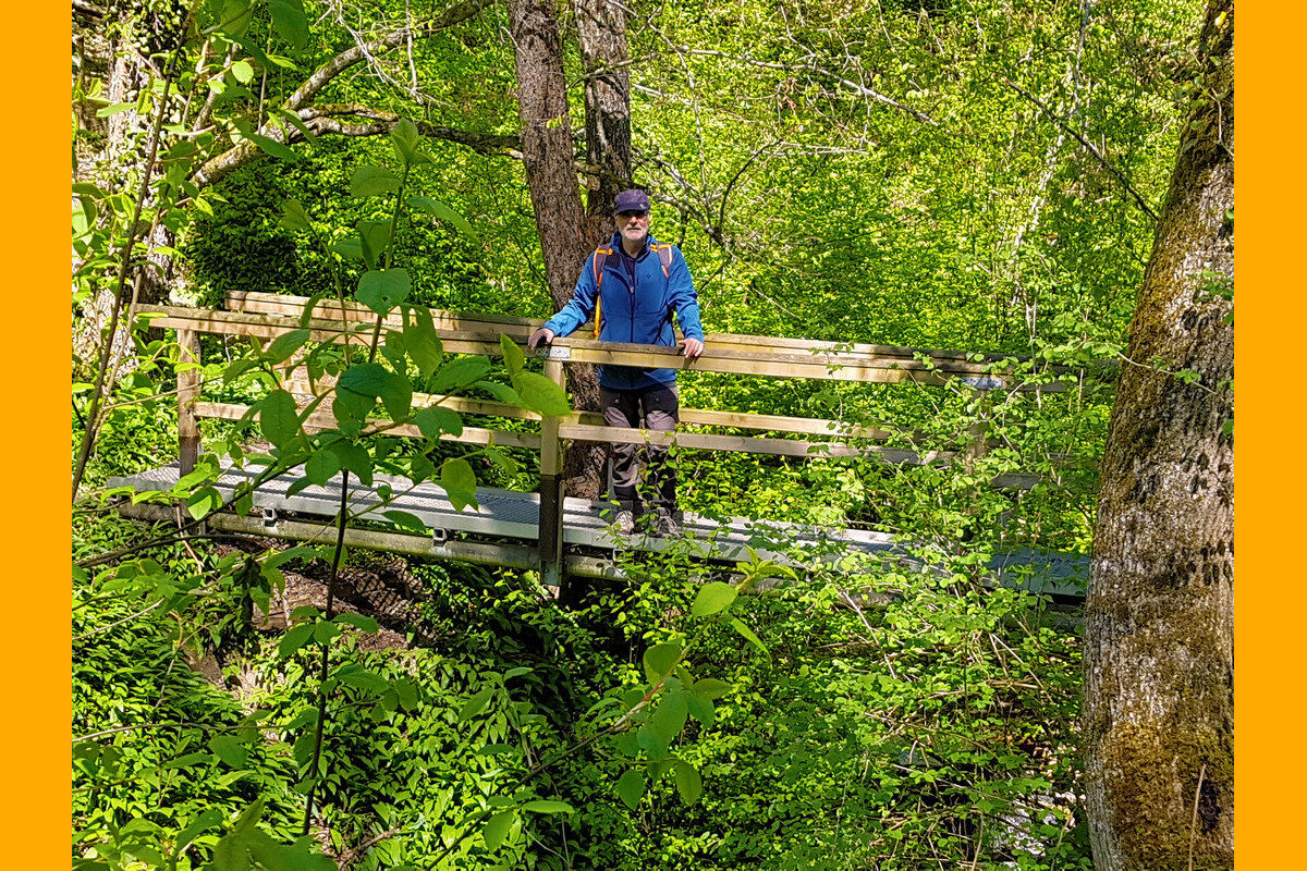 In der Klingenbachschlucht.