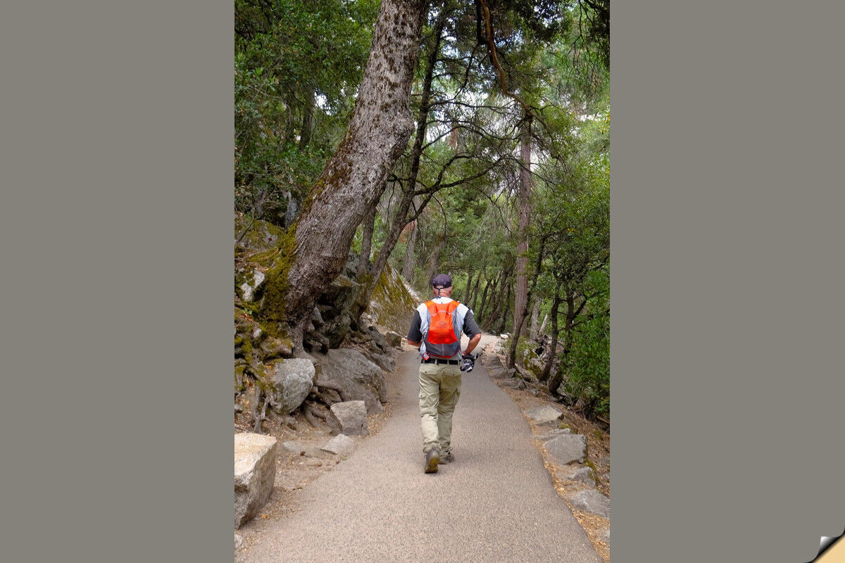 Der Anfang des JMT ist geteert.