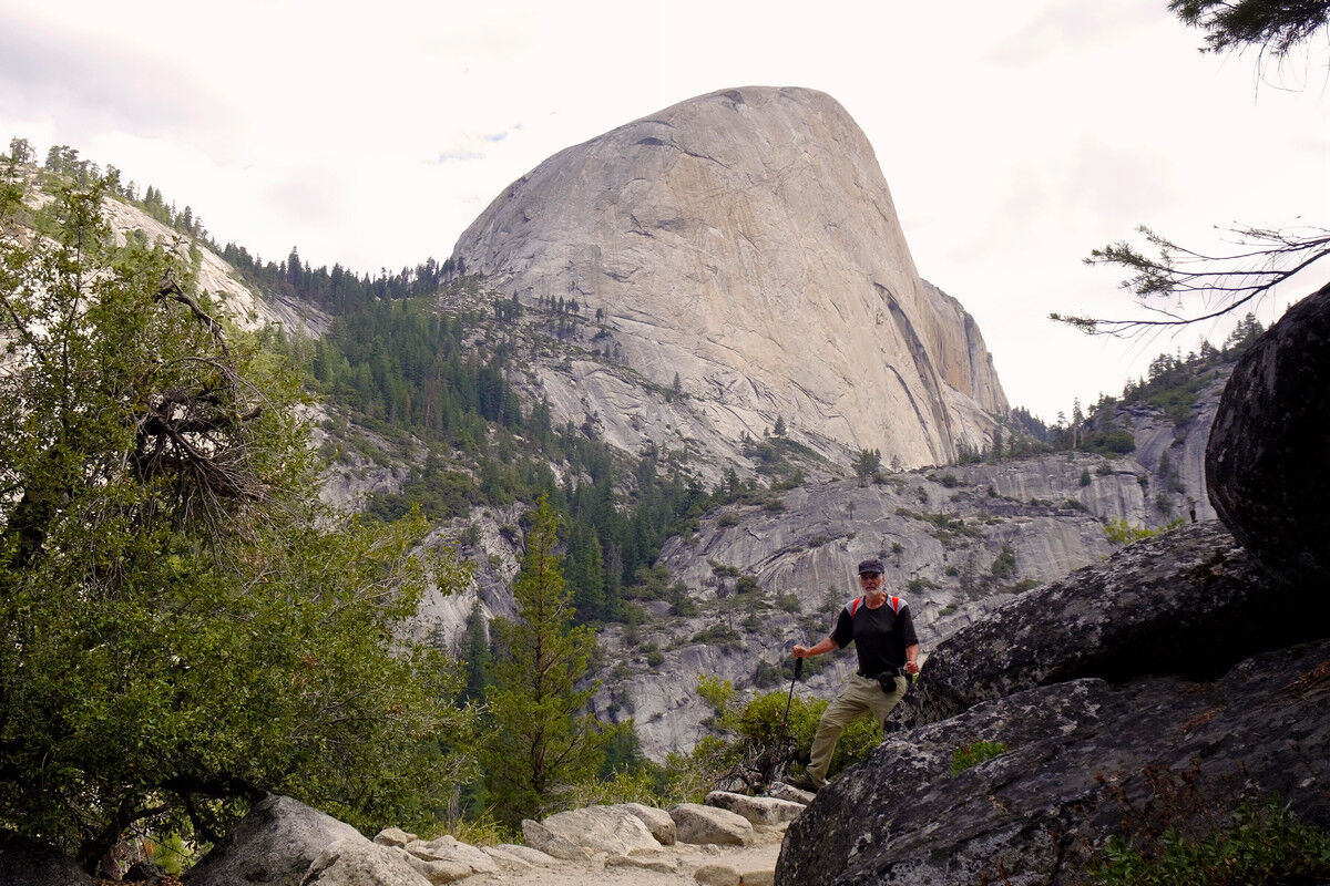 Am Clark Point mit Blick auf Half Dome.