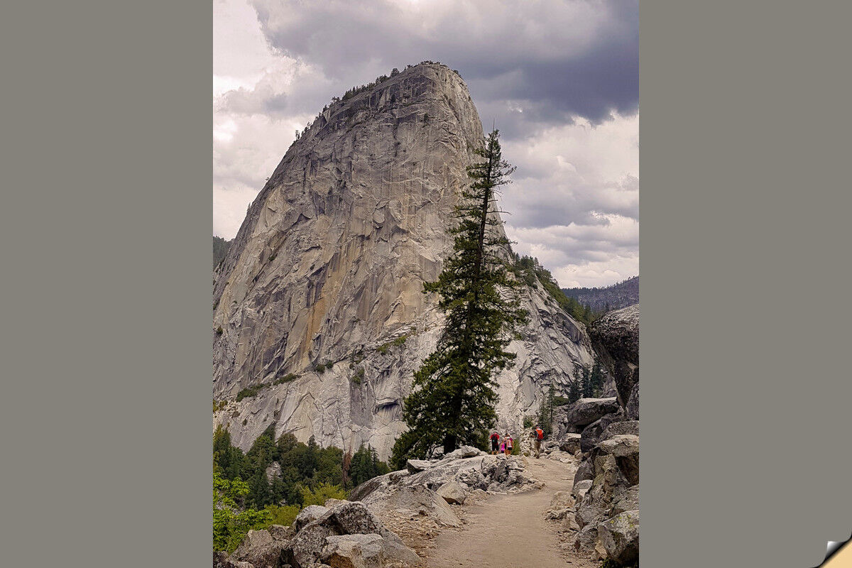 Ein letzter Blick zurück auf das Liberty Cap.
