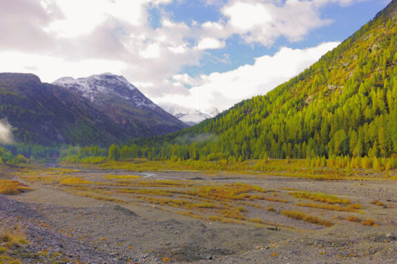Ova da Bernina - im Hintergrund der Morteratschgletscher.