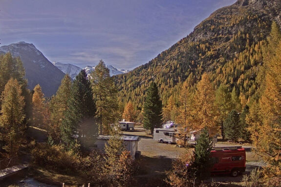 Campingplatz Morteratsch.