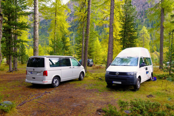 Campingplatz Morteratsch.