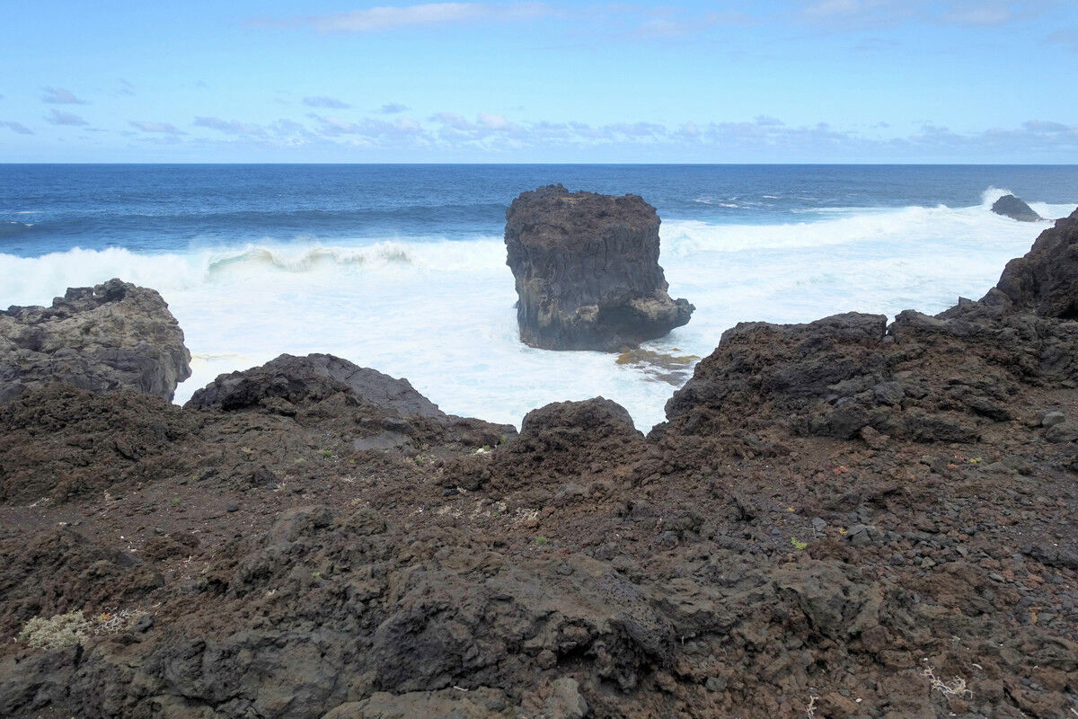 Auf dem Küstenpfad.