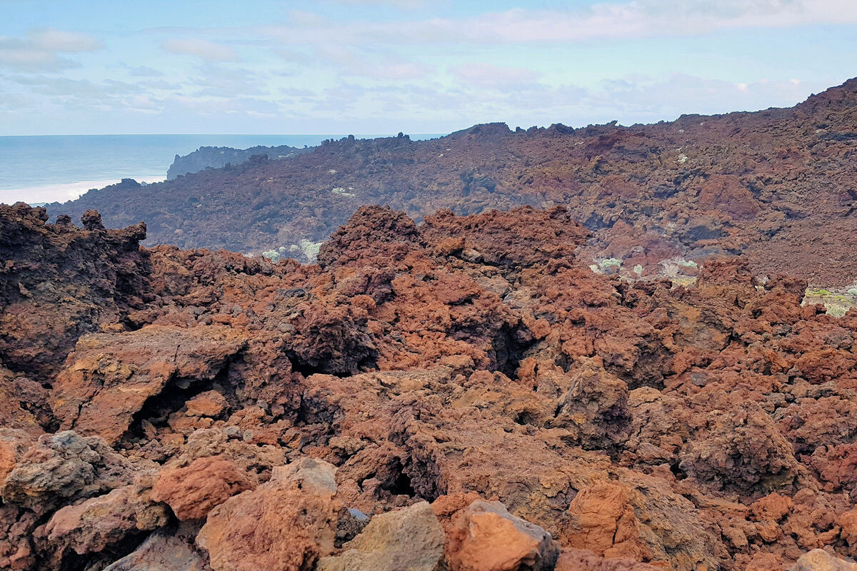 Auf dem Küstenpfad.