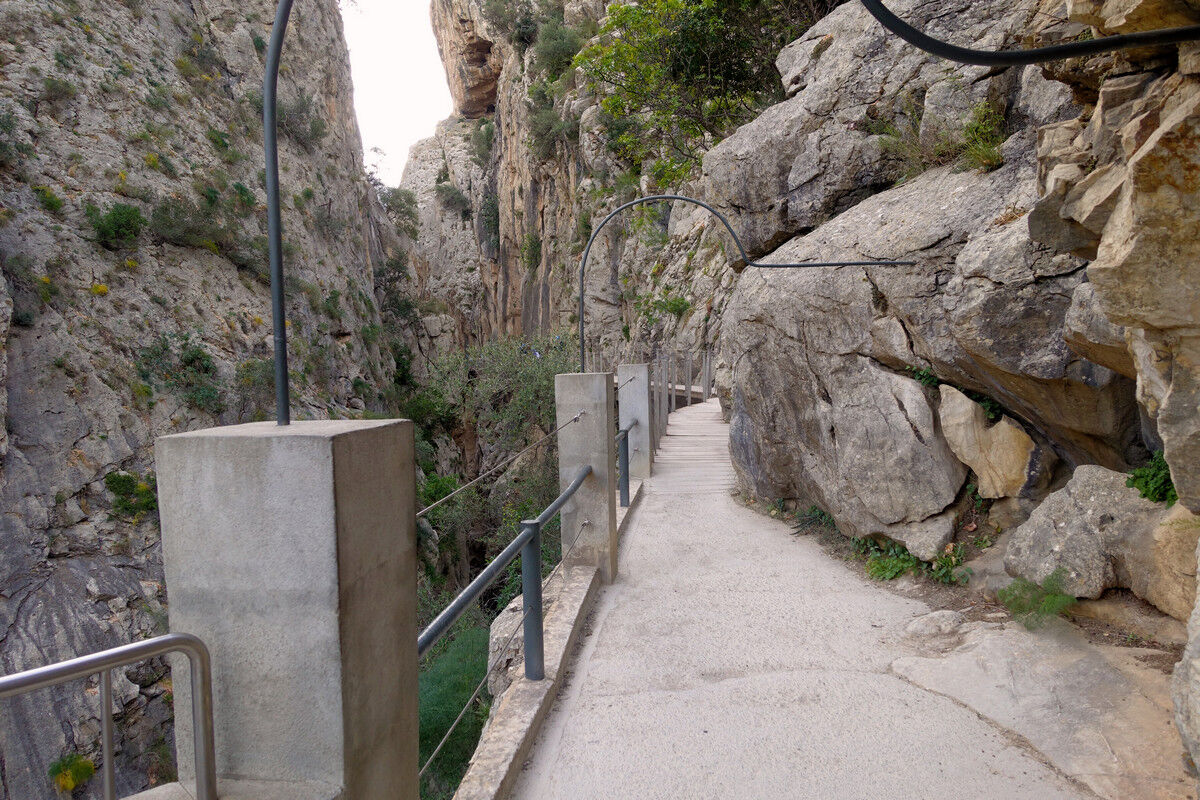 Auf dem Caminito del Rey.