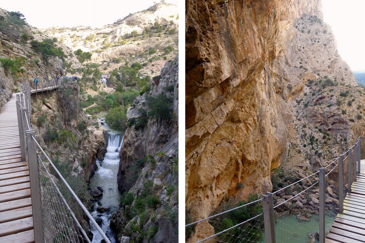 Auf dem Caminito del Rey.