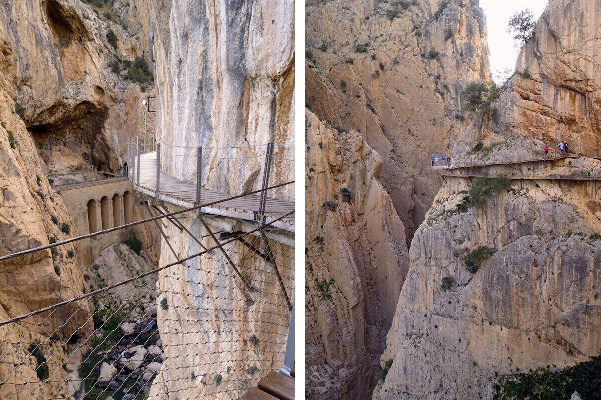 Auf dem Caminito del Rey.