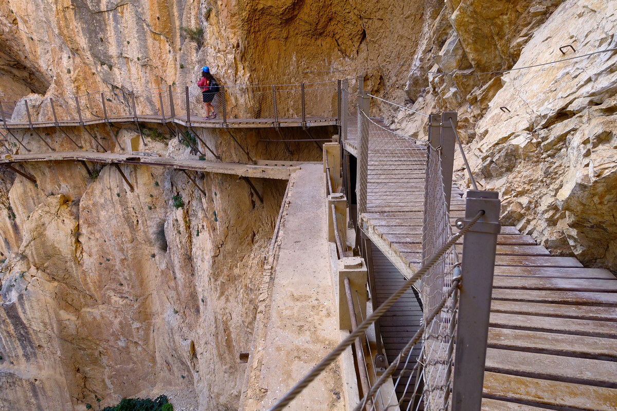 Auf dem Caminito del Rey.
