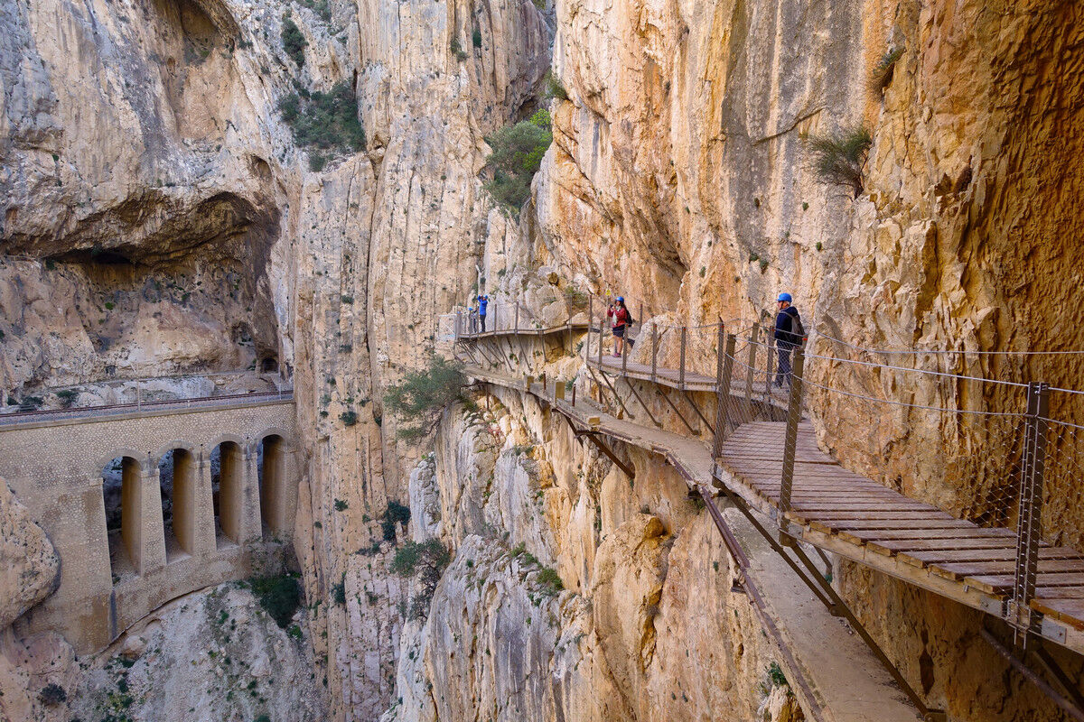 Auf dem Caminito del Rey.