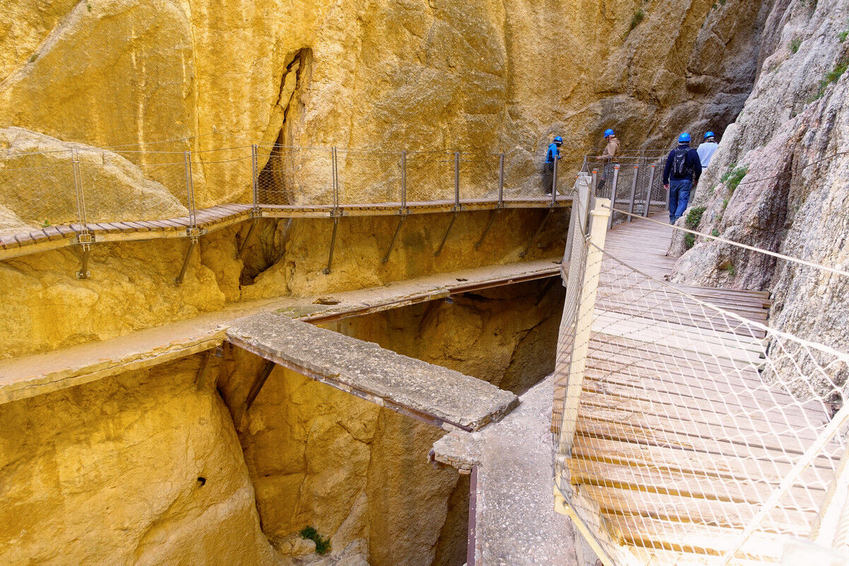 Auf dem Caminito del Rey.