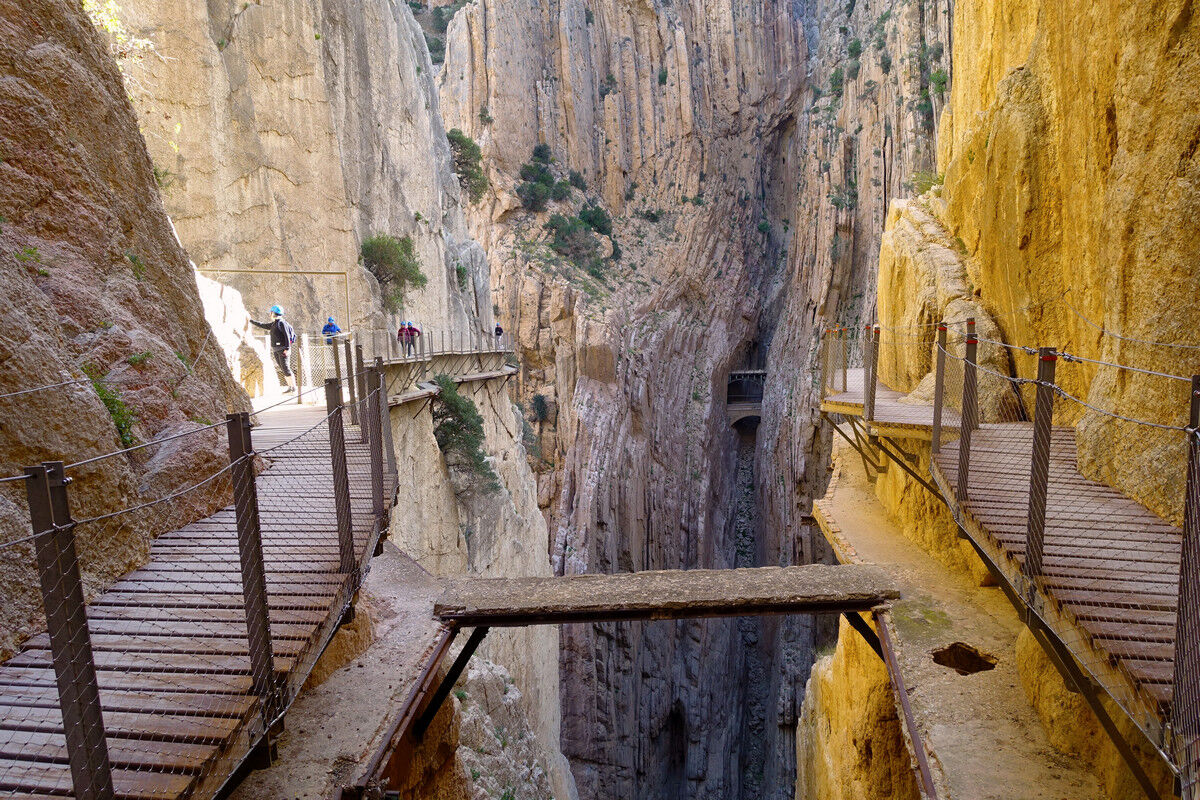 Auf dem Caminito del Rey.