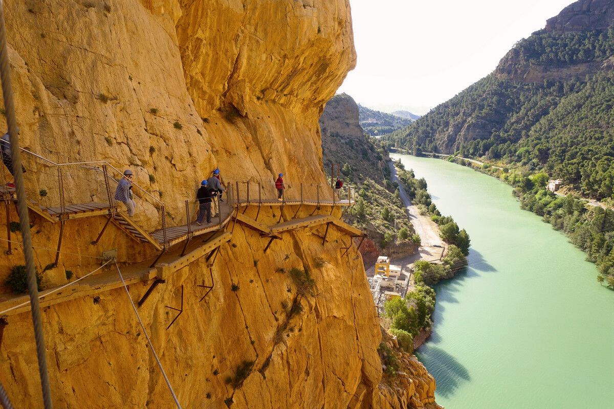 Auf dem Caminito del Rey.