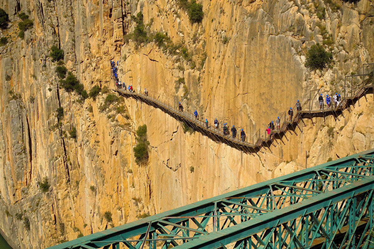 Auf dem Caminito del Rey.
