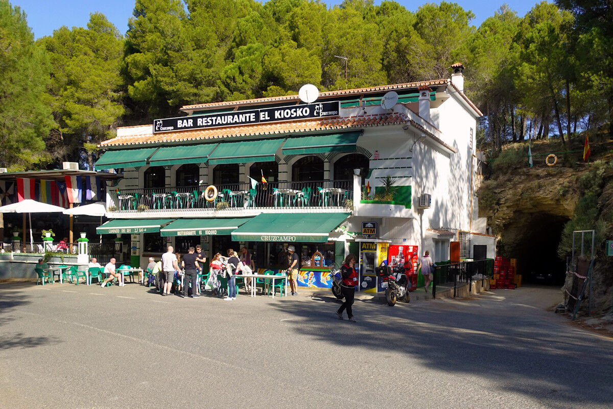 Start der Wanderung ist am Restaurant El Kiosko.