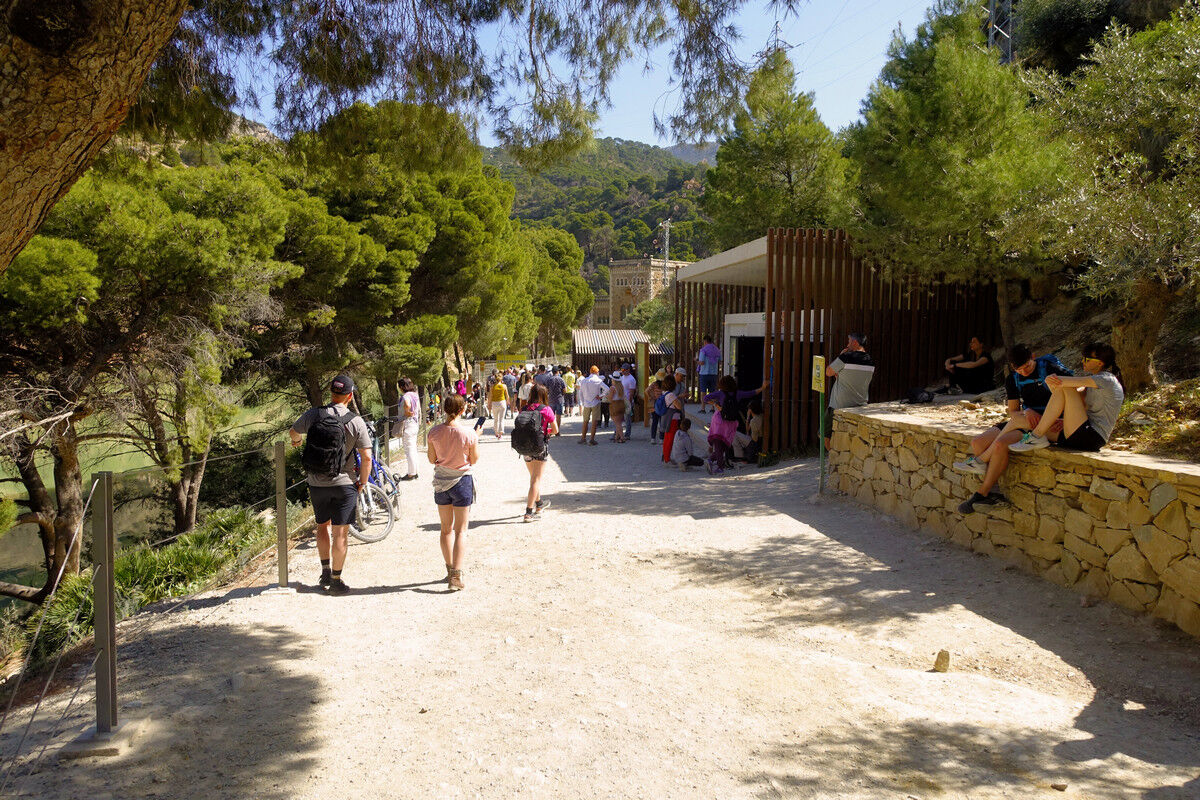 Am Nordeingang zum Caminito del Ray.