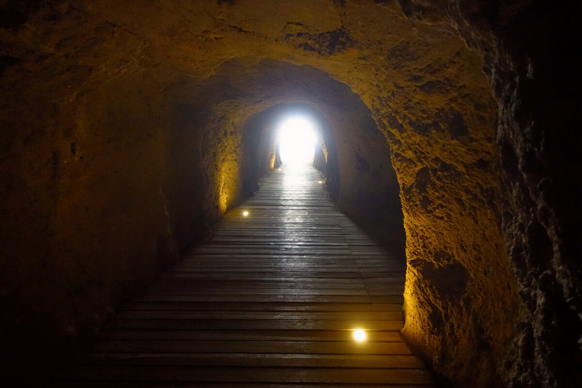 Der dritte Tunnel, Hauptzugang zum Caminito del Rey.