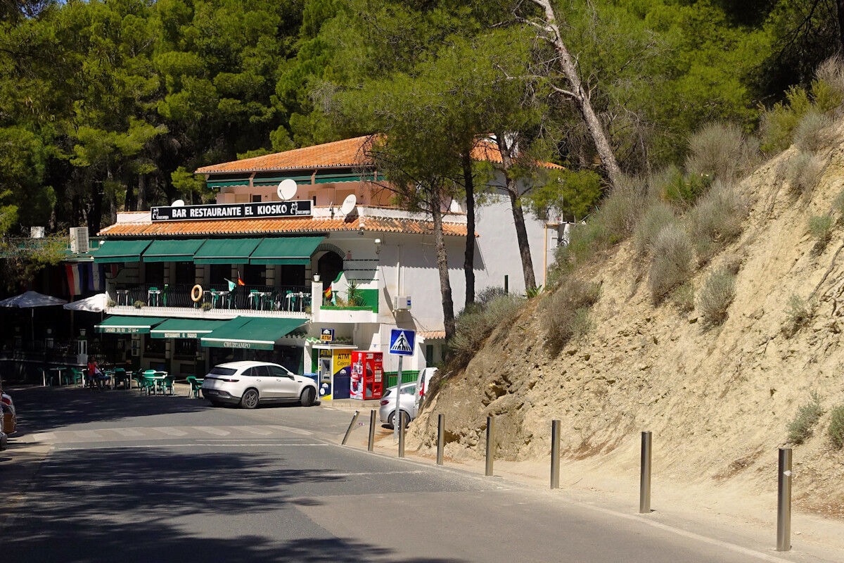 Zurück am Restaurant El Kiosko.