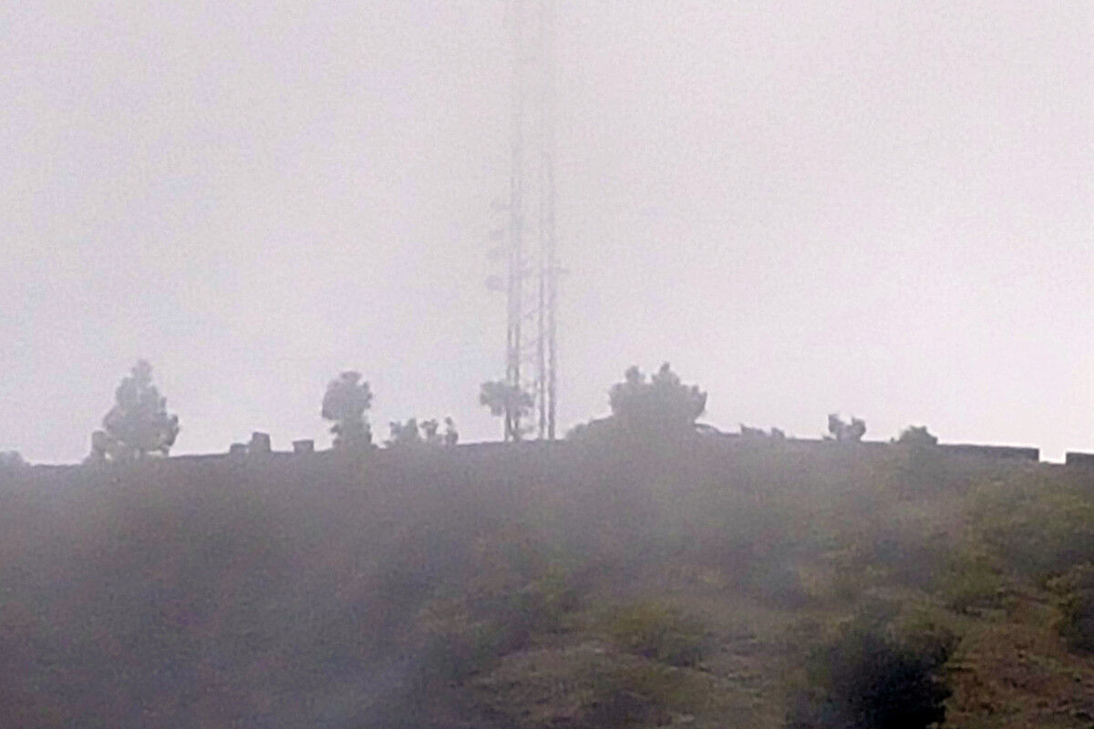 Der Passatnebel hüllt alles ein.