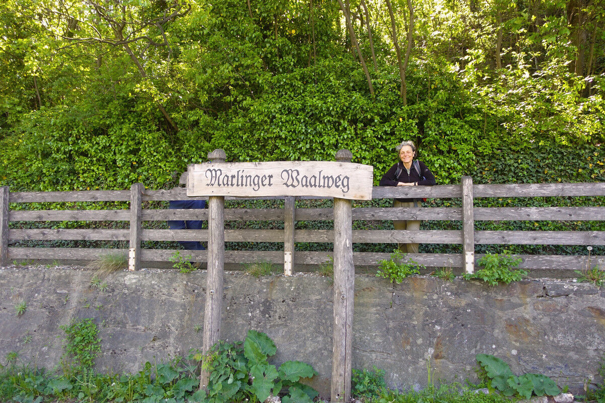 Auf dem Marlinger Waalweg.