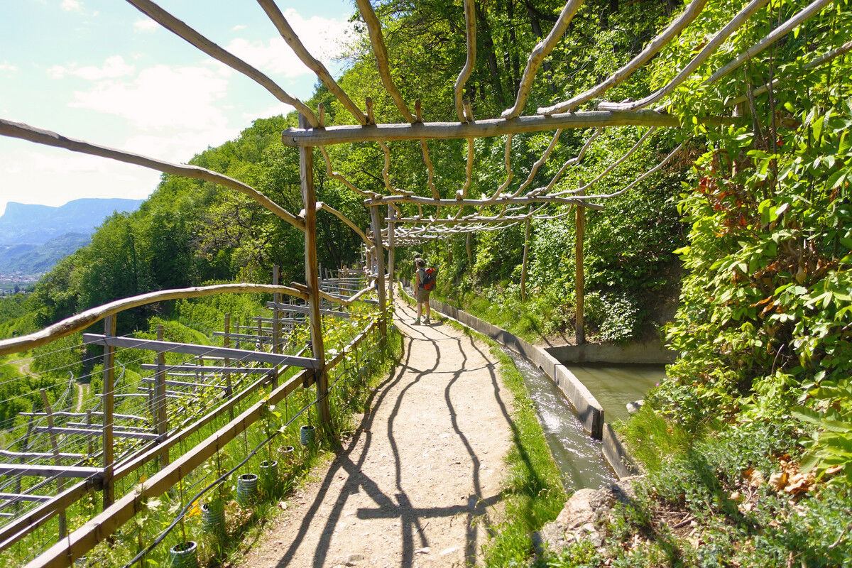 Auf dem MarlingerWaalweg.