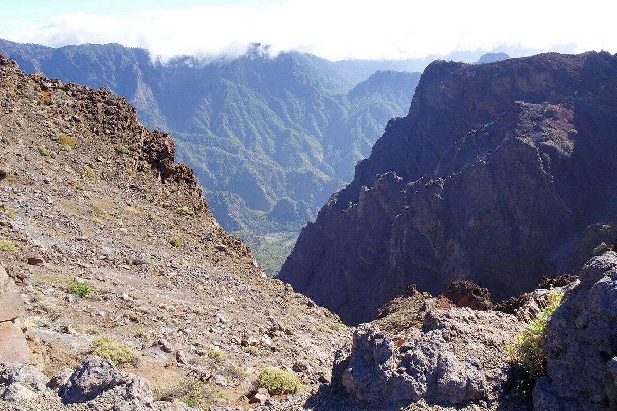 Blick in die Playa de Taburiente.