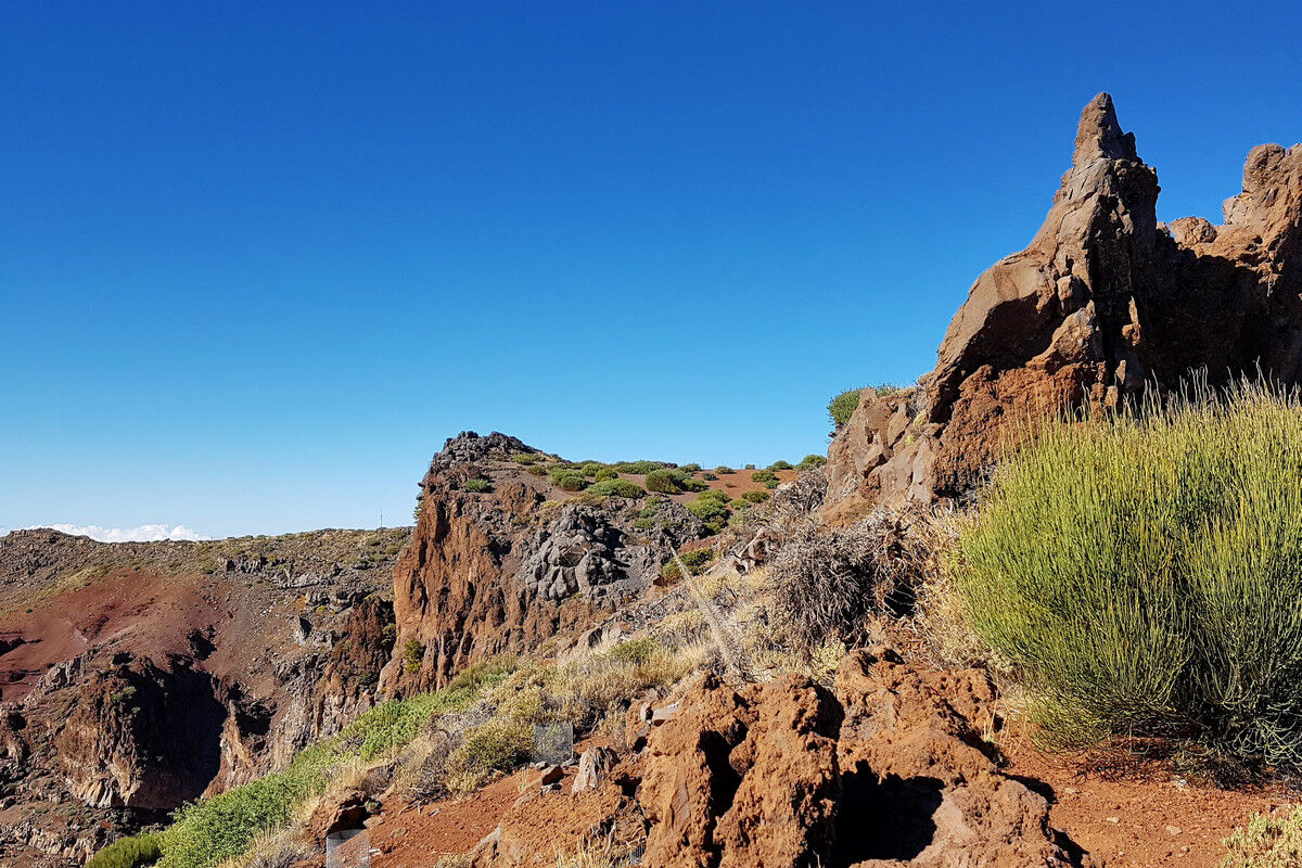 Espigón del Roque - Blick in die Caldera.