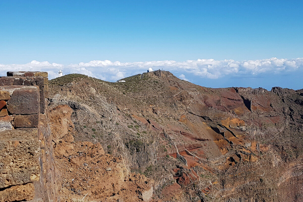 Espigón del Roque - Blick in die Caldera.