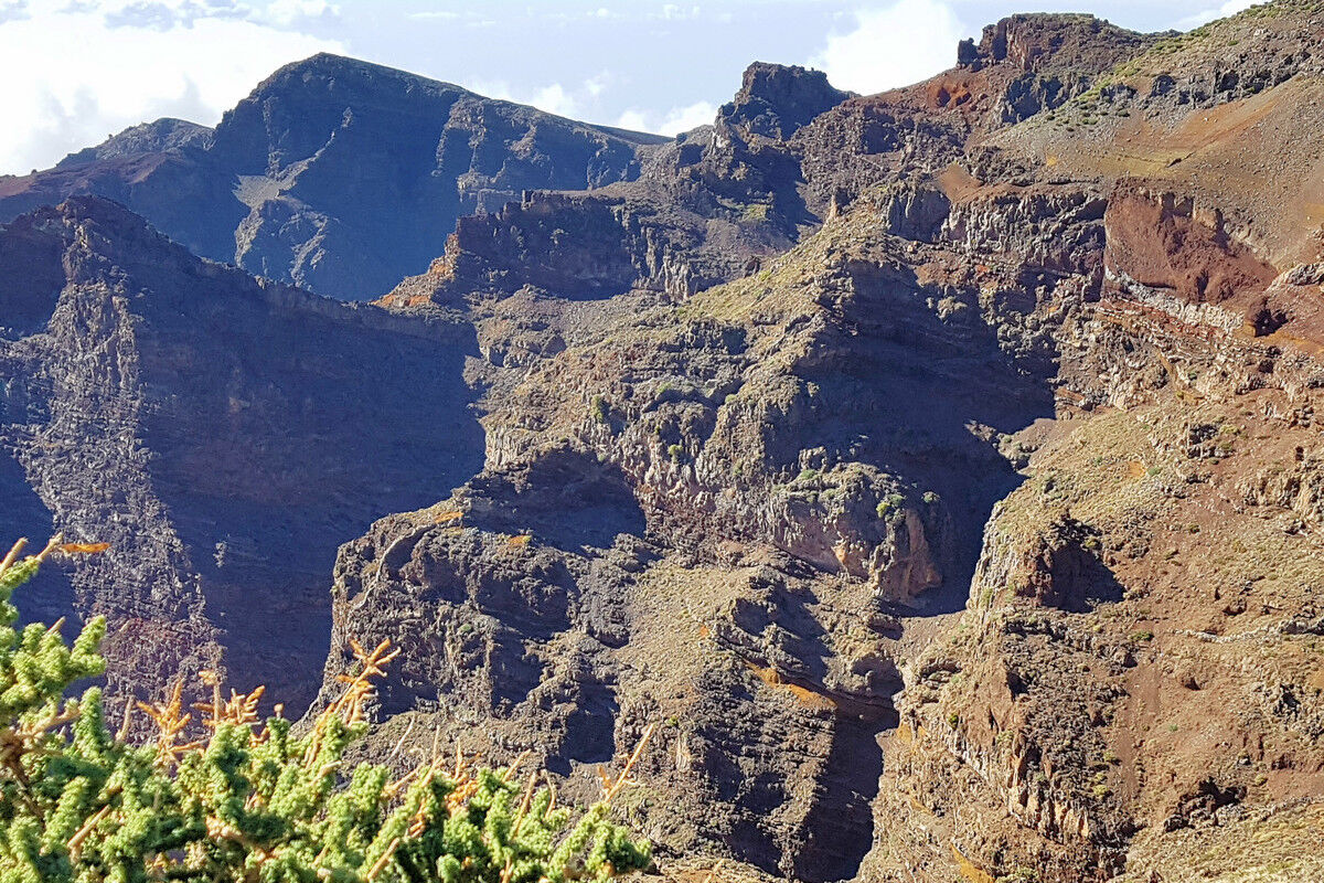 Espigón del Roque - Blick in die Caldera.